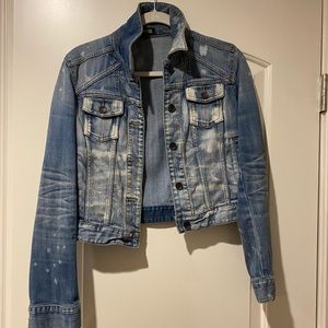 EXPRESS Distressed Denim jacket